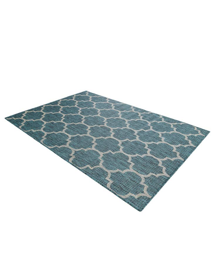 Detail image of  5' 3 x 7'  Washable Lattice Indoor / Outdoor Rug