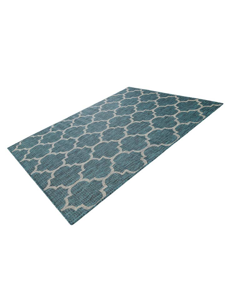 Detail image of  5' 3 x 7'  Washable Lattice Indoor / Outdoor Rug