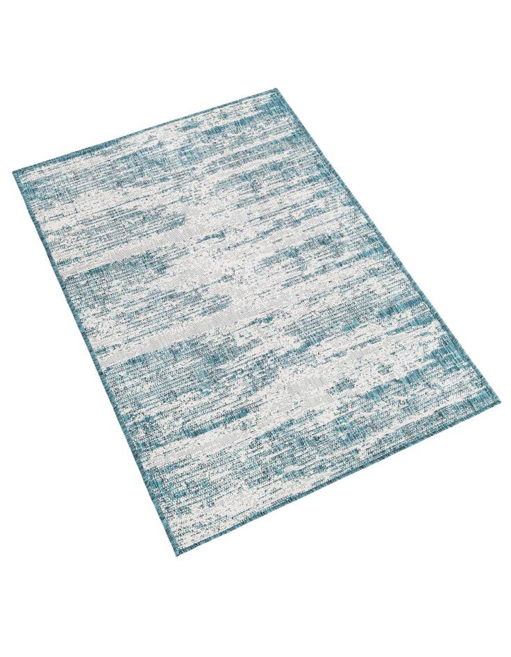 Detail image of  3' x 5' 3  Washable Modern Indoor / Outdoor Rug
