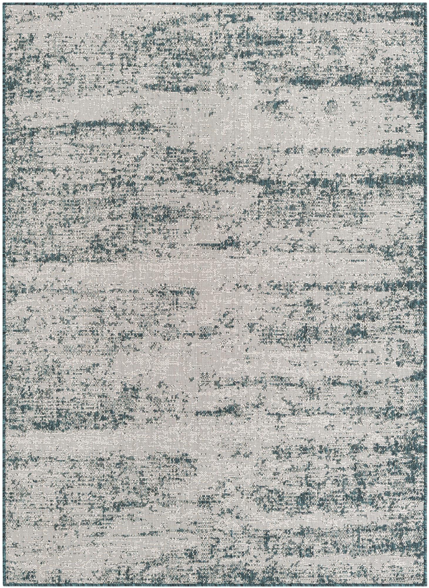  5' x 7'  Washable Modern Indoor / Outdoor Rug