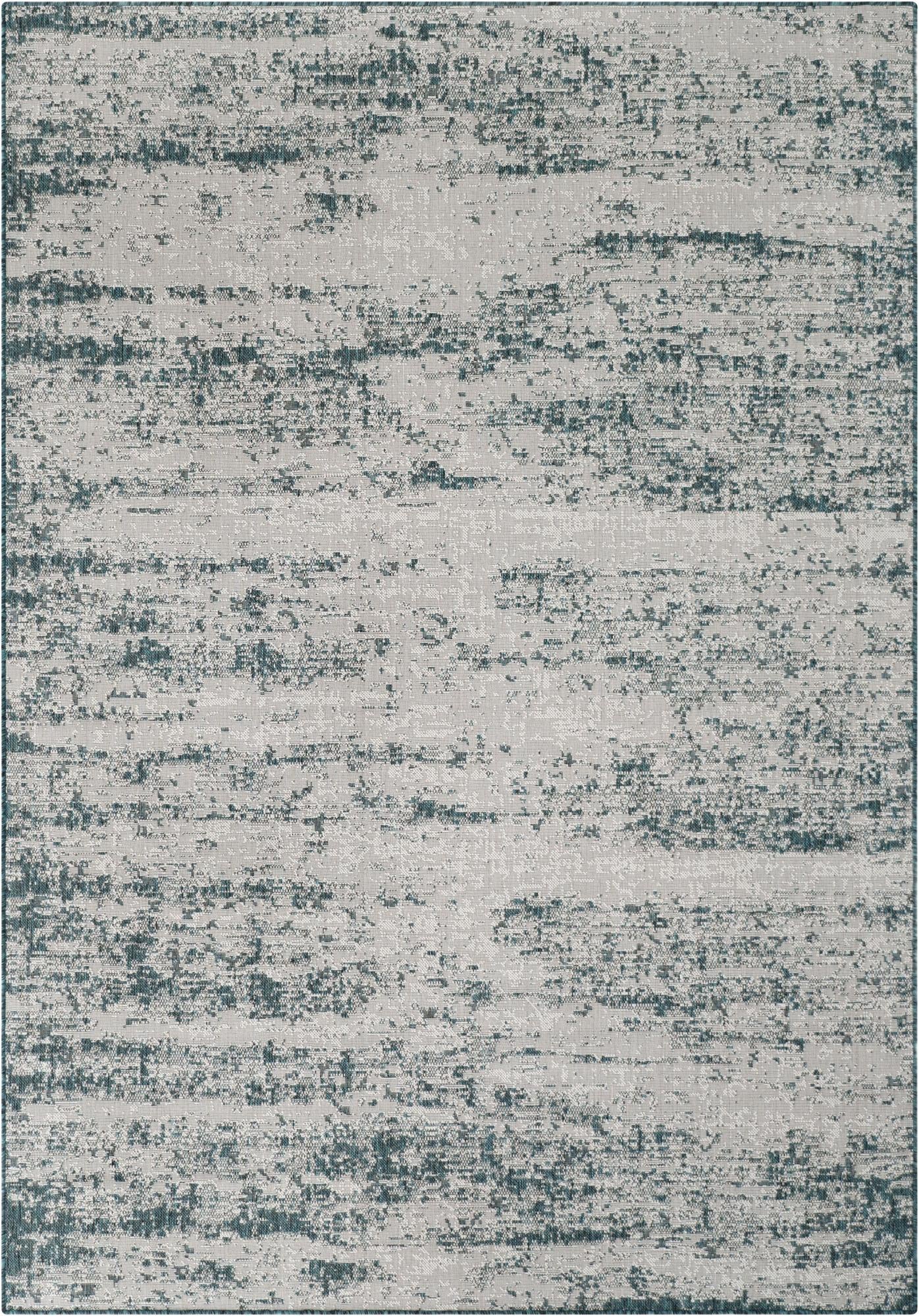 Primary image  7' x 10'  Washable Modern Indoor / Outdoor Rug