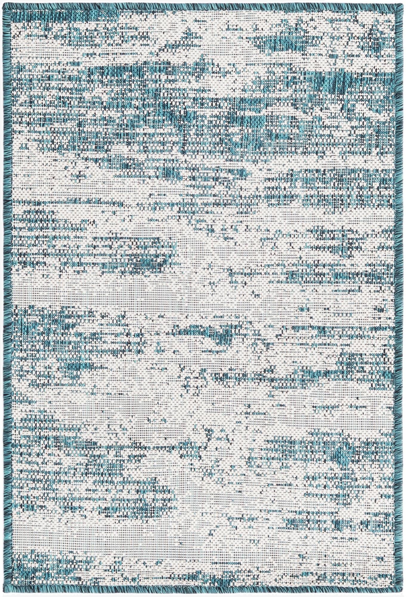 2' x 3'  Washable Modern Indoor / Outdoor Rug