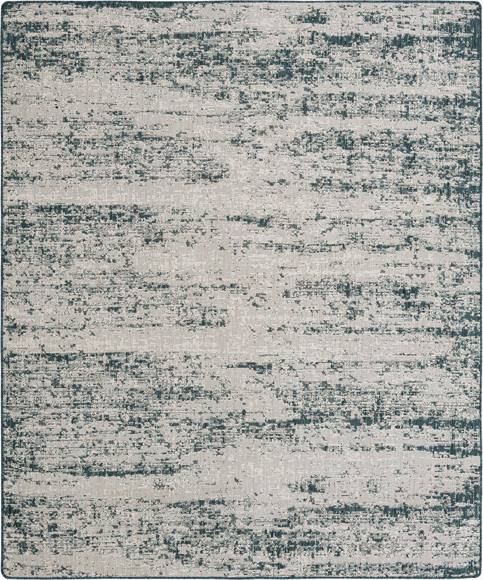  7' 6 x 9'  Washable Modern Indoor / Outdoor Rug