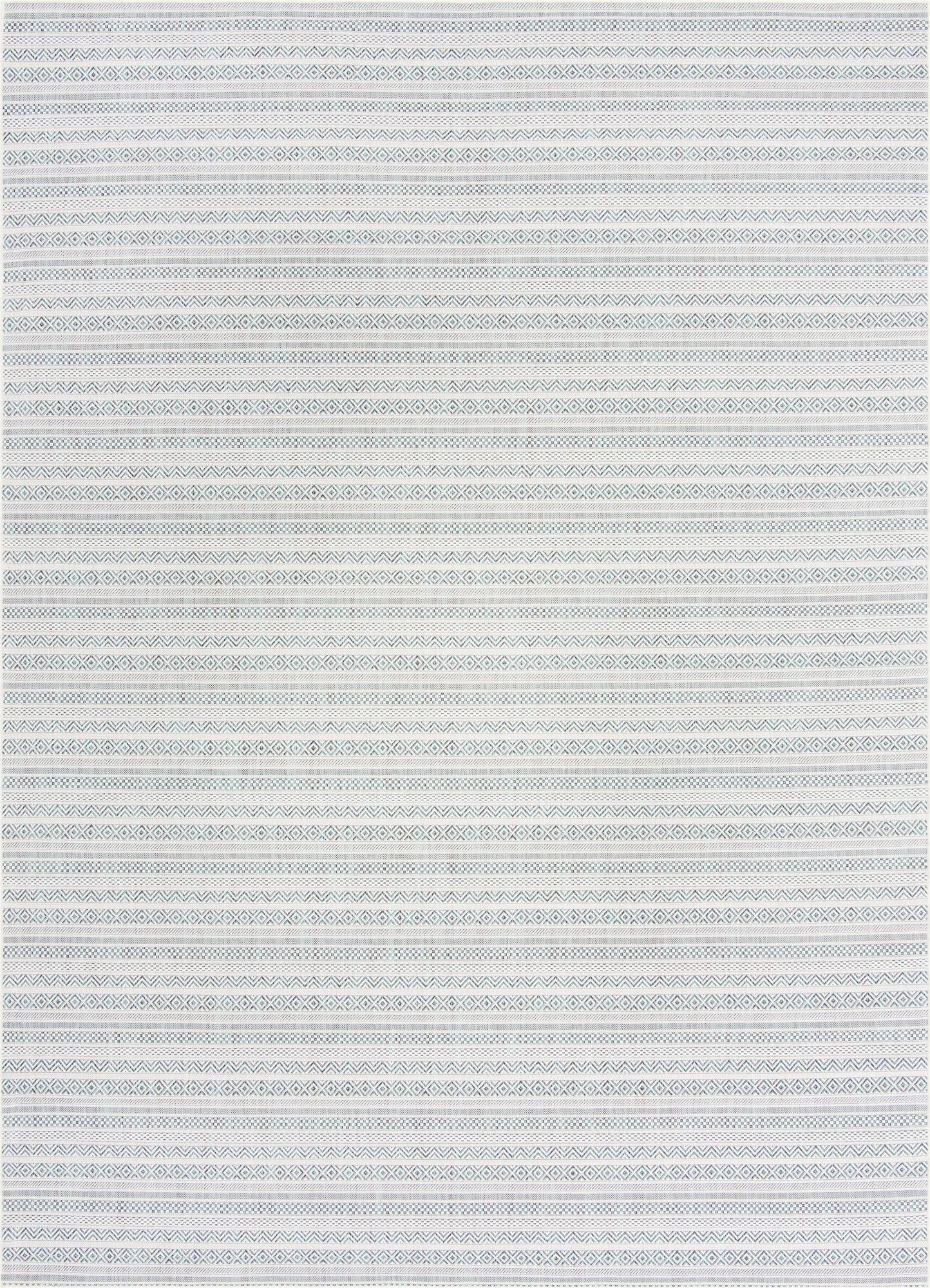  10' x 14'  Washable Ribbon Indoor / Outdoor Rug