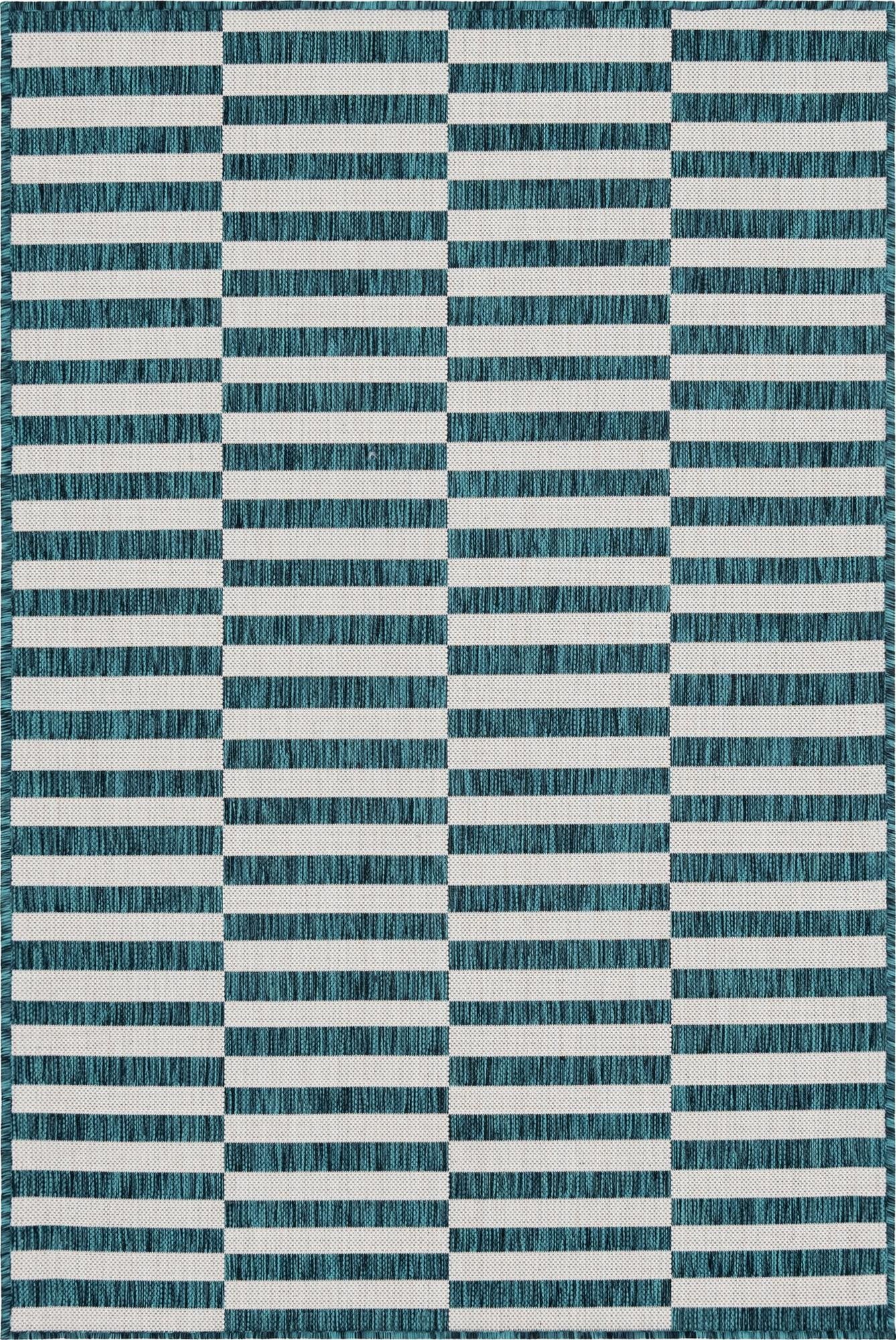  4' x 6'  Washable Ribbon Indoor / Outdoor Rug
