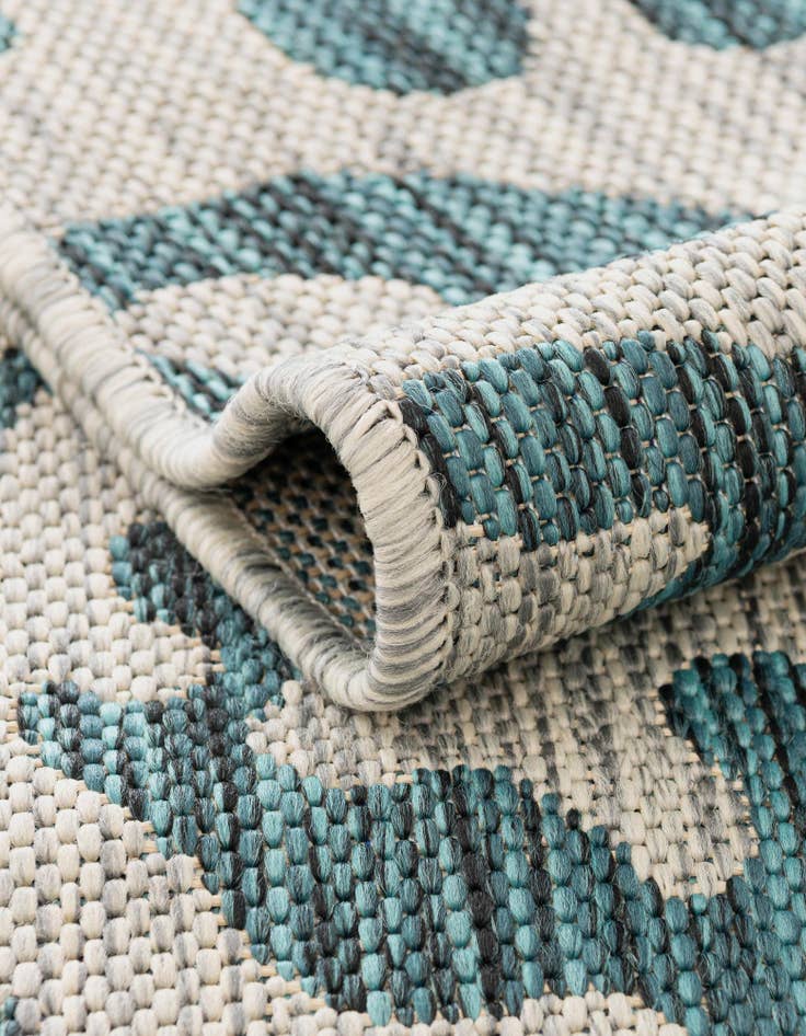 Detail image of  5' 3 x 8'  Washable Safari Indoor / Outdoor Rug