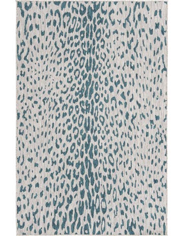 5' 3 x 8' Washable Safari Indoor / Outdoor Rug