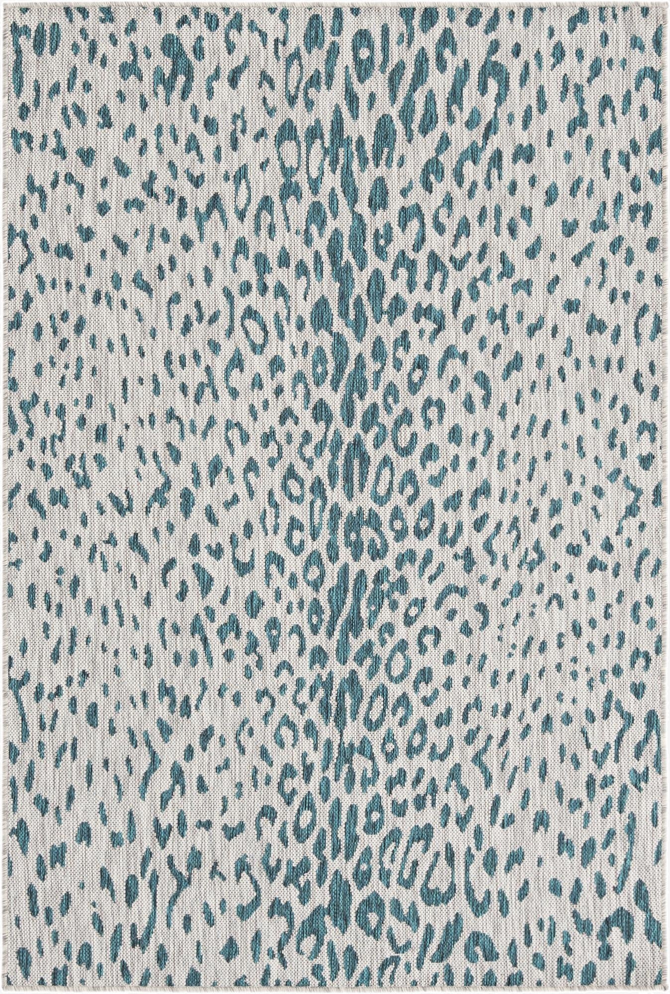  4' x 6'  Washable Safari Indoor / Outdoor Rug