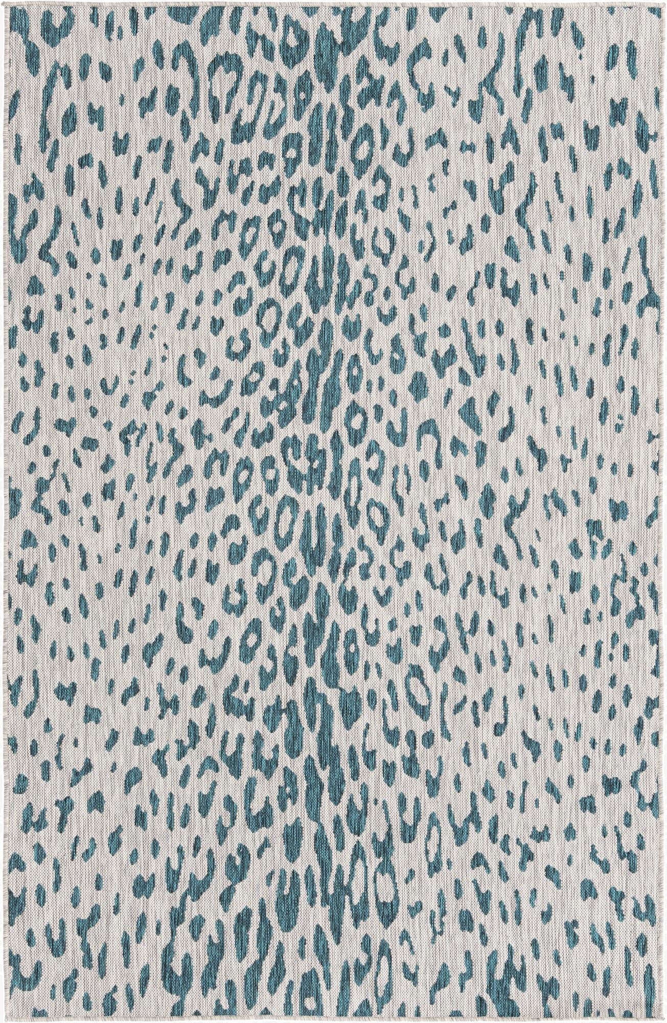  5' 3 x 8'  Washable Safari Indoor / Outdoor Rug