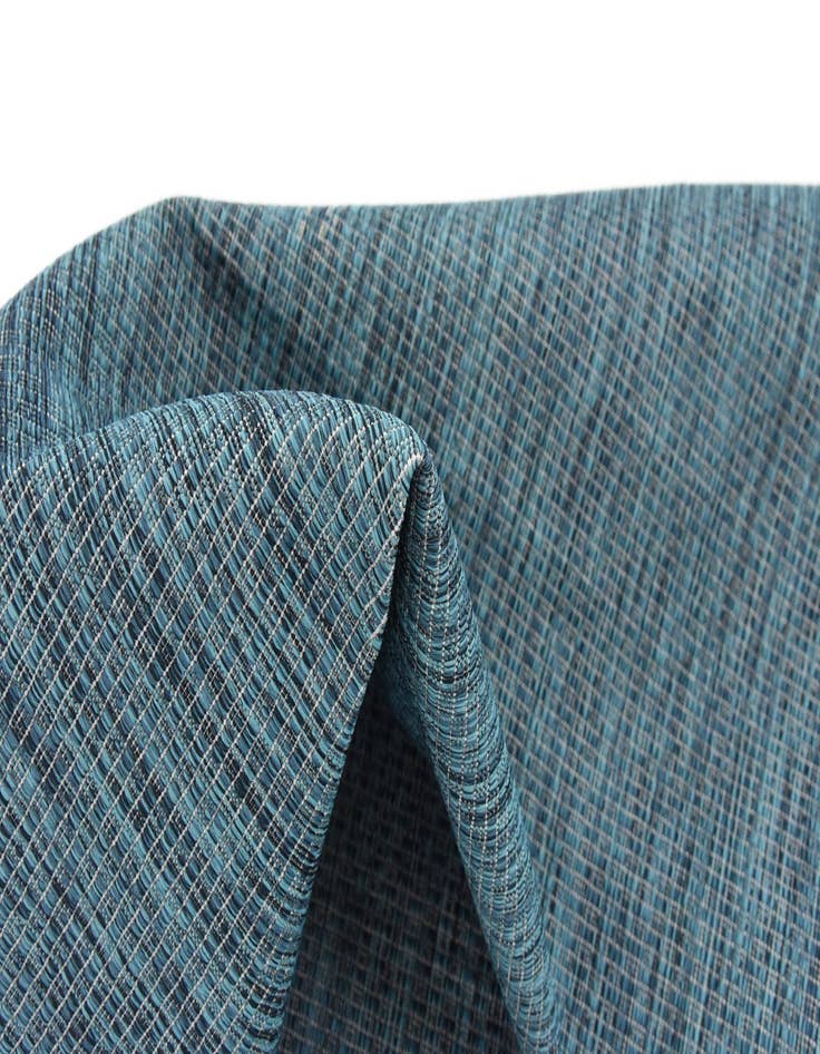 Detail image of  7' 10 x 11'  Washable Solid Indoor / Outdoor Rug