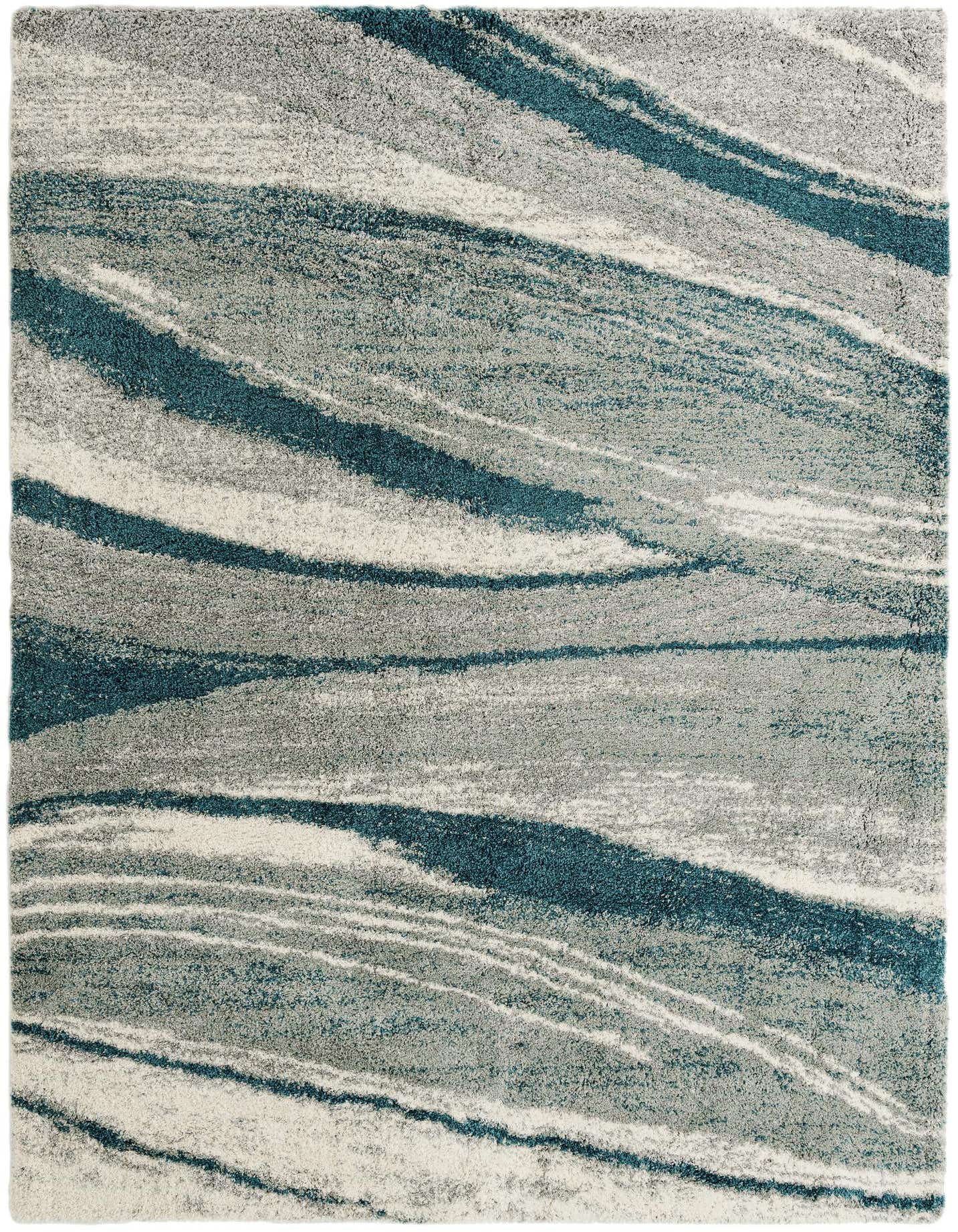 Primary image  9' 10 x 14' Soft Touch Shag Rug