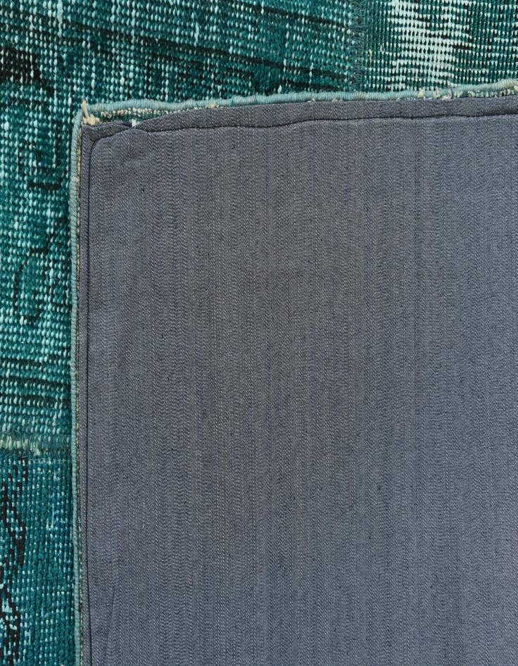 Detail image of  5' 8 x 8'  Hand Knotted Ultra Vintage Persian Wool Rug