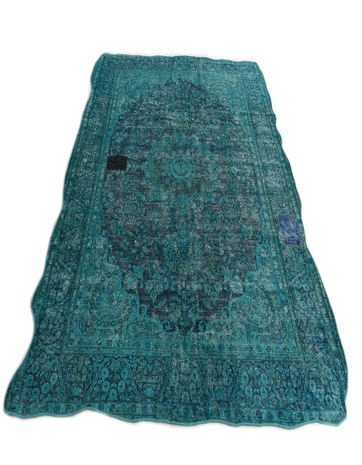 Detail image of  6' 10 x 9' 5  Hand Knotted Ultra Vintage Persian Wool Rug