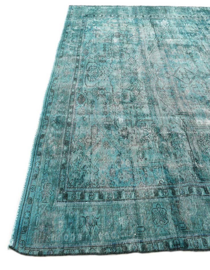 Detail image of  9' 6 x 12' 9  Hand Knotted Ultra Vintage Persian Wool Rug