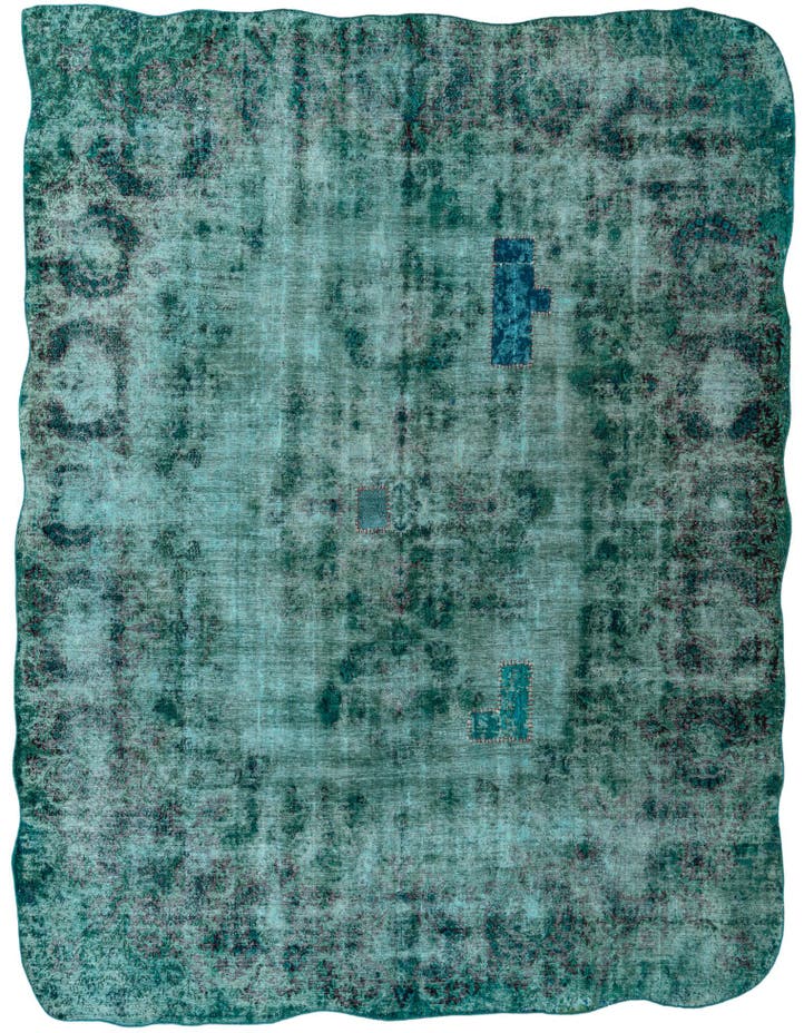  8' 8 x 11' 6  Hand Knotted Ultra Vintage Persian W...