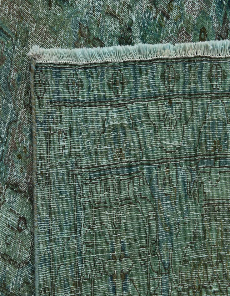 Detail image of  6' 8 x 12' 1  Hand Knotted Ultra Vintage Persian Wool Rug