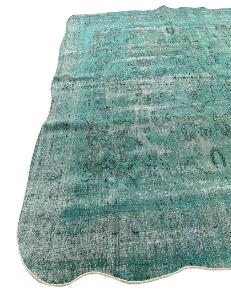 Detail image of  9' 1 x 11' 7  Hand Knotted Ultra Vintage Persian Wool Rug