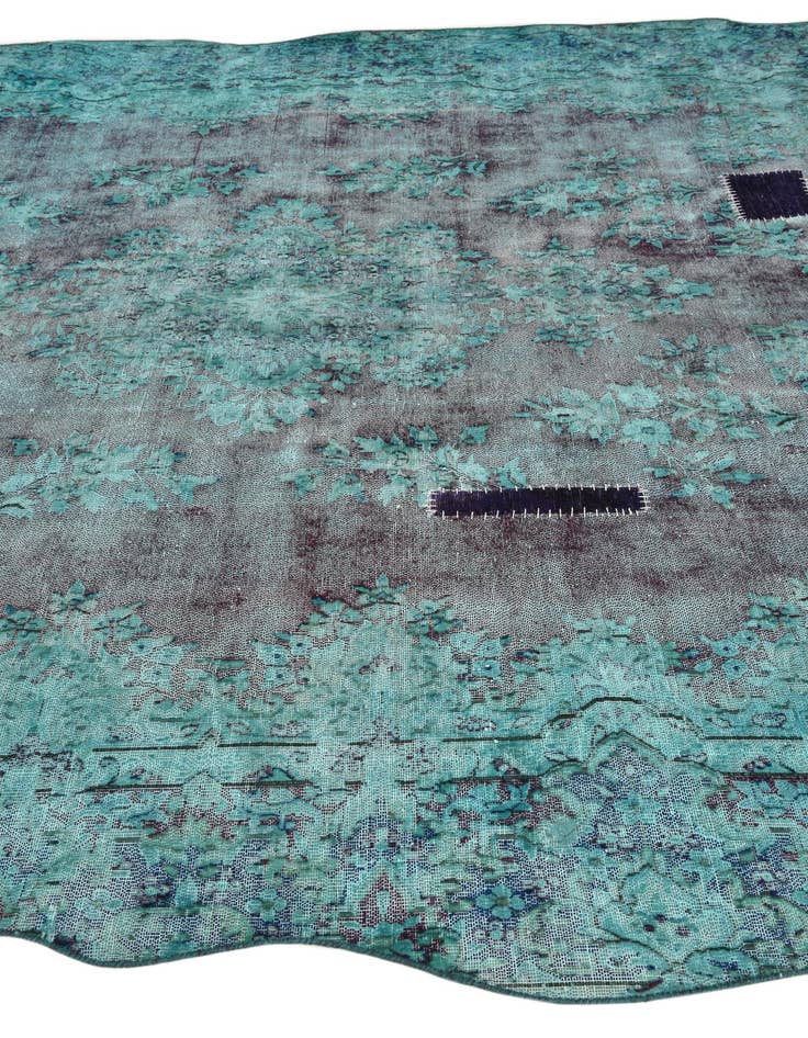 Detail image of  9' 9 x 12' 5  Hand Knotted Ultra Vintage Persian Wool Rug