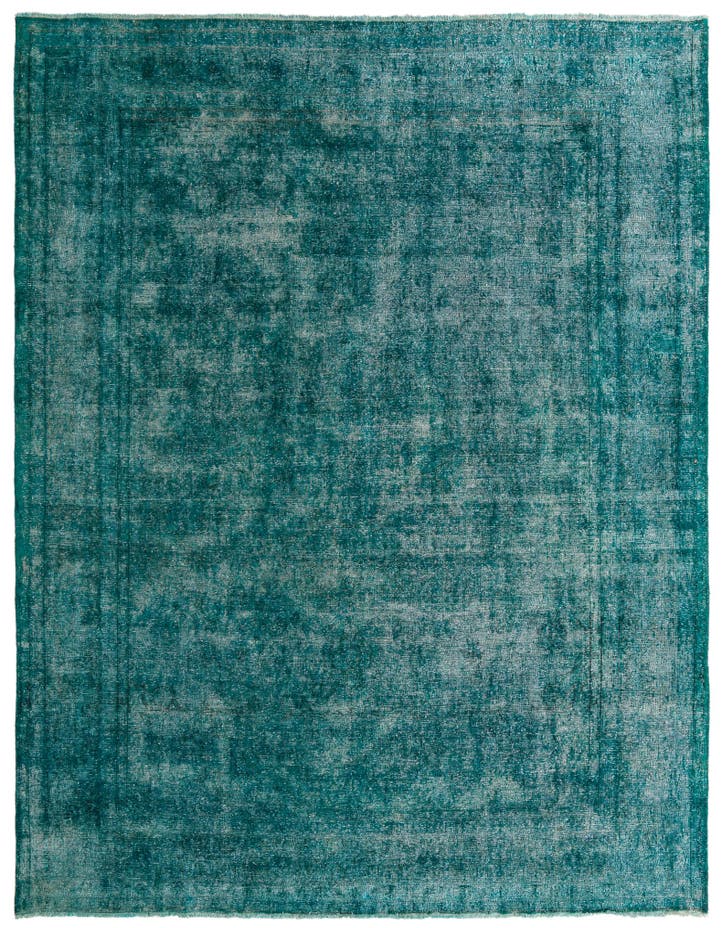  9' 9 x 12' 5  Hand Knotted Ultra Vintage Persian W...