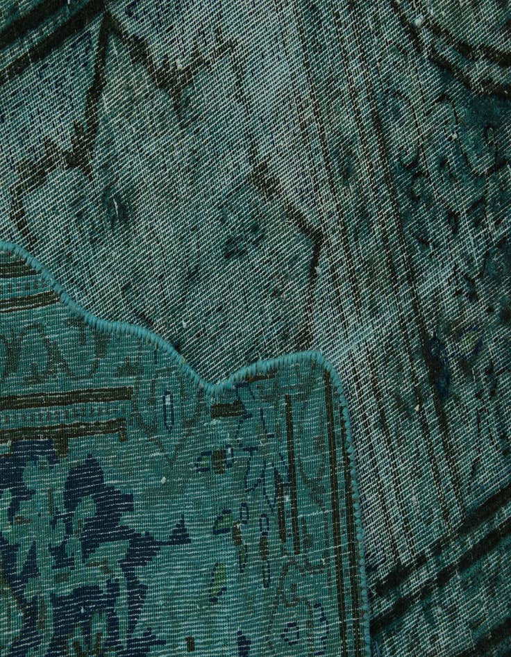Detail image of  9' 9 x 12' 6  Hand Knotted Ultra Vintage Persian Wool Rug