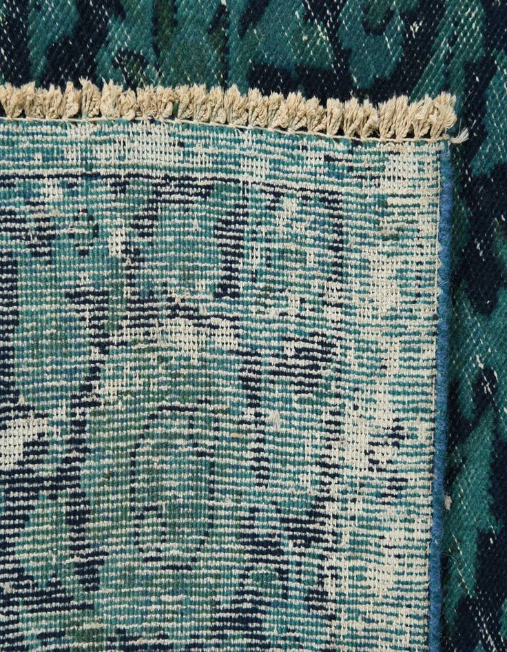 Detail image of  7' 5 x 10' 6  Hand Knotted Ultra Vintage Persian Wool Rug