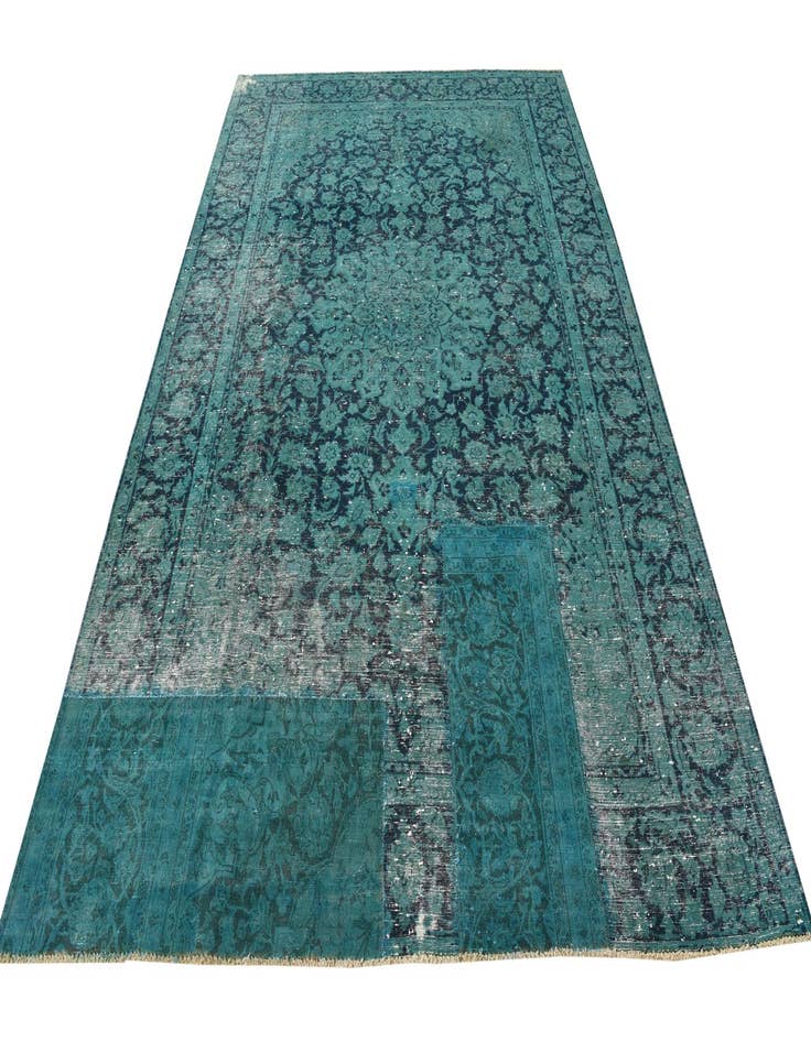 Detail image of  7' 5 x 10' 6  Hand Knotted Ultra Vintage Persian Wool Rug