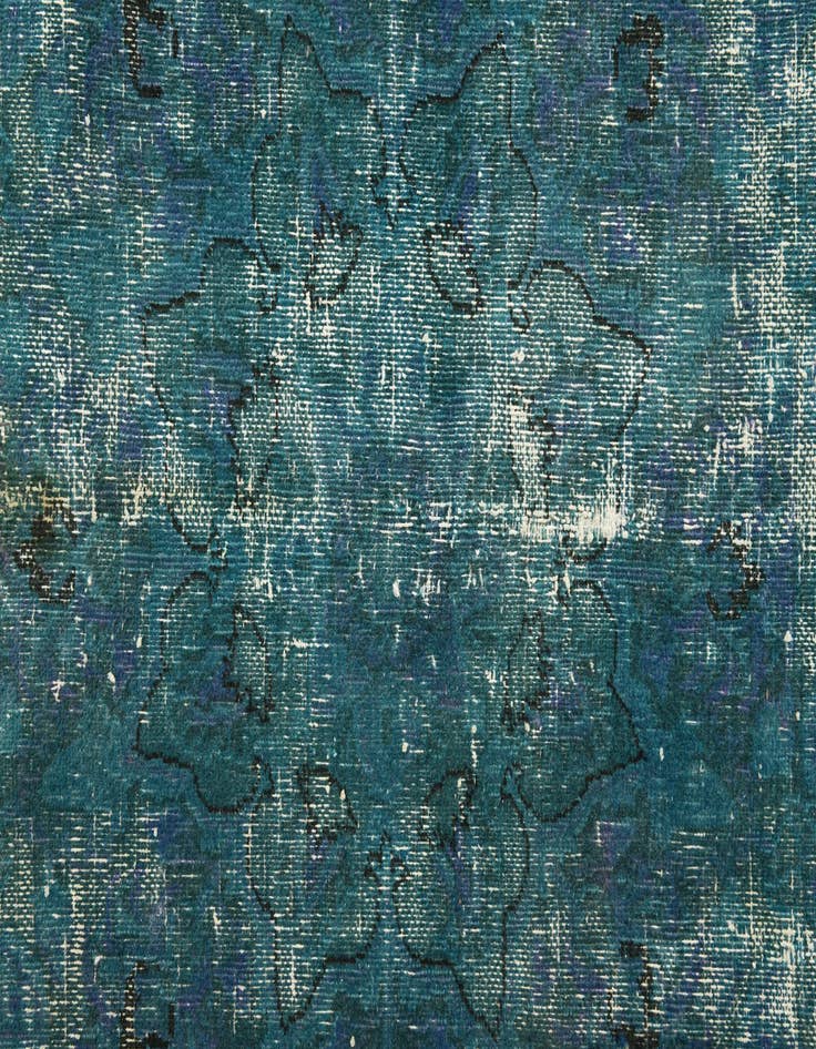 Detail image of  9' 1 x 12'  Hand Knotted Ultra Vintage Persian Wool Rug