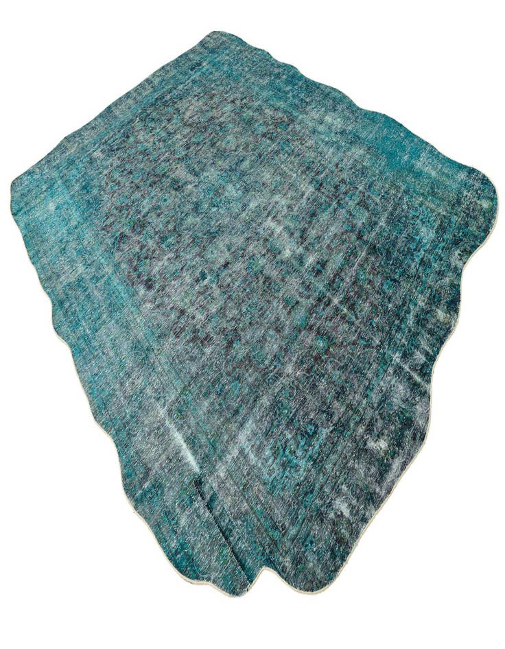 Detail image of  9' x 12'  Hand Knotted Ultra Vintage Persian Wool Rug