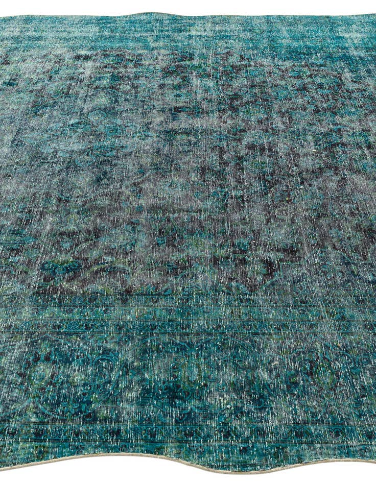 Detail image of  9' x 12'  Hand Knotted Ultra Vintage Persian Wool Rug
