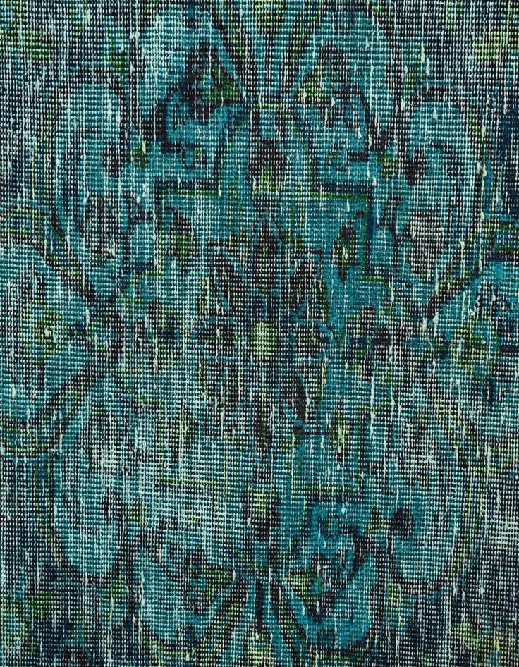 Detail image of  9' x 12'  Hand Knotted Ultra Vintage Persian Wool Rug