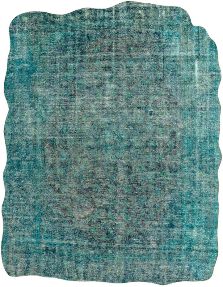  9' x 12'  Hand Knotted Ultra Vintage Persian W...