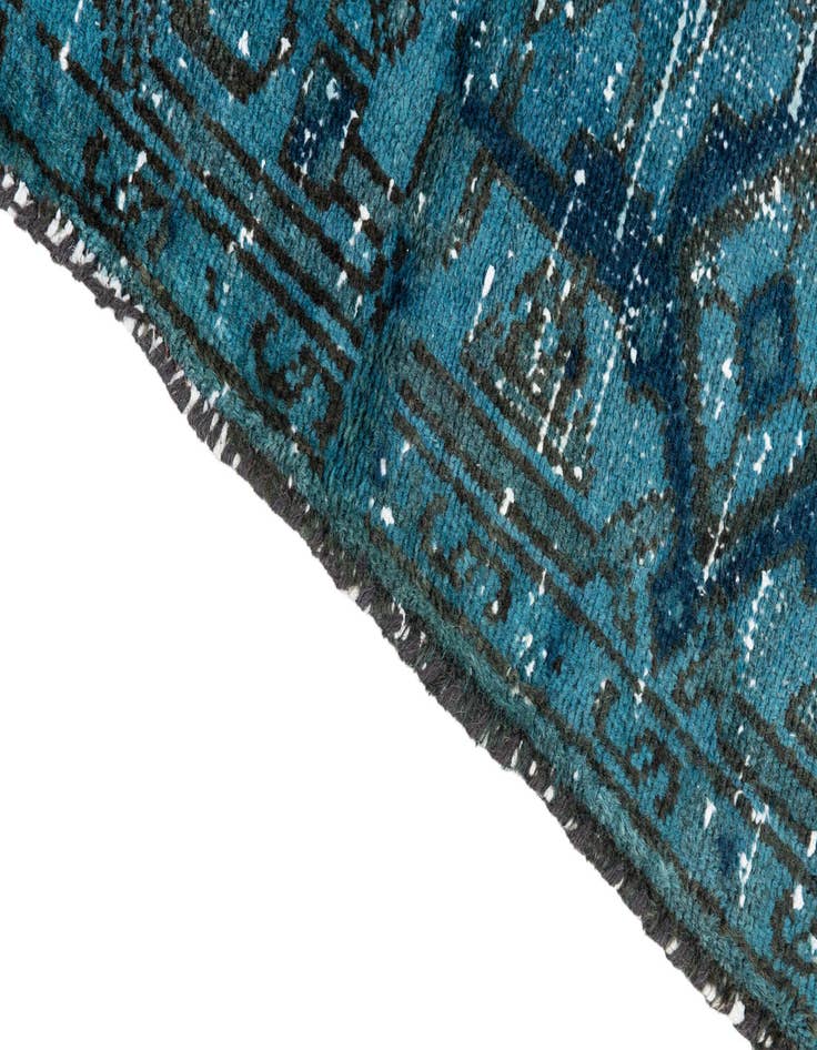 Detail image of  4' 2 x 6'  Hand Knotted Ultra Vintage Persian Wool Rug