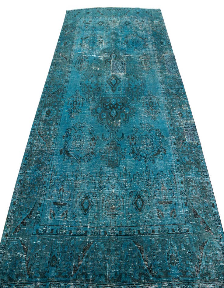 Detail image of  6' 8 x 9' 10  Hand Knotted Ultra Vintage Persian Wool Rug