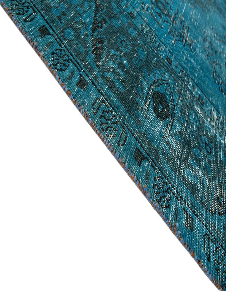Detail image of  6' 8 x 9' 10  Hand Knotted Ultra Vintage Persian Wool Rug