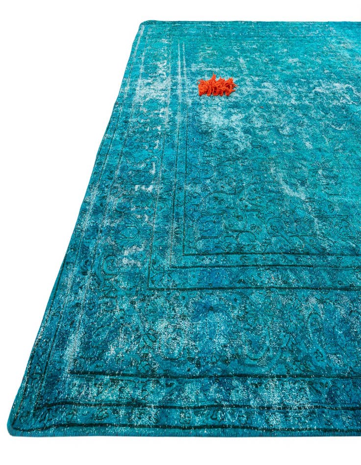 Detail image of  10' x 13' 7  Hand Knotted Ultra Vintage Persian Wool Rug