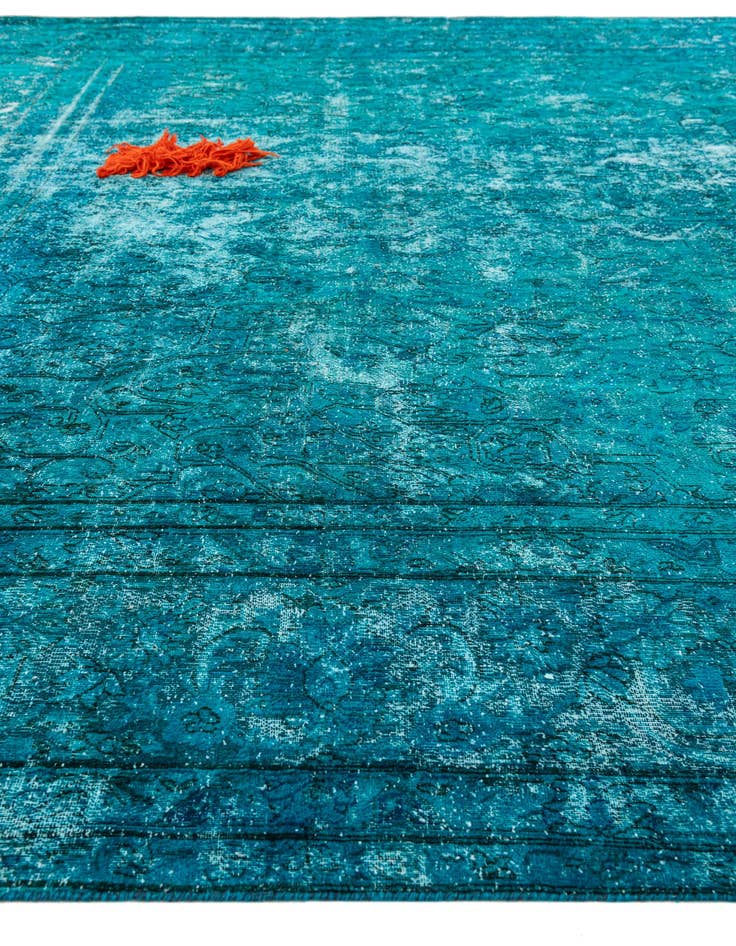 Detail image of  10' x 13' 7  Hand Knotted Ultra Vintage Persian Wool Rug