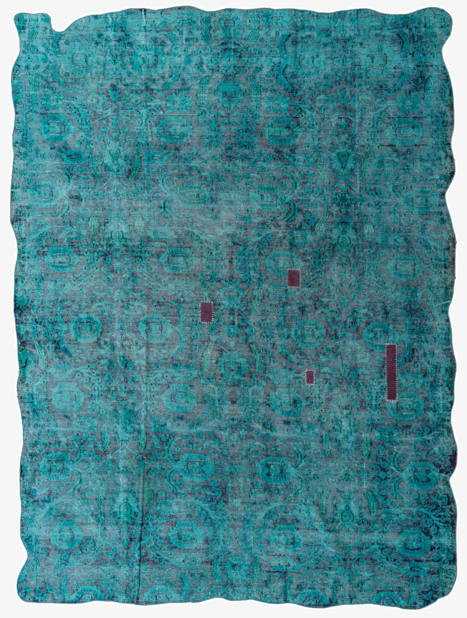  9' 9 x 13' 1  Hand Knotted Ultra Vintage Persian Wool Rug