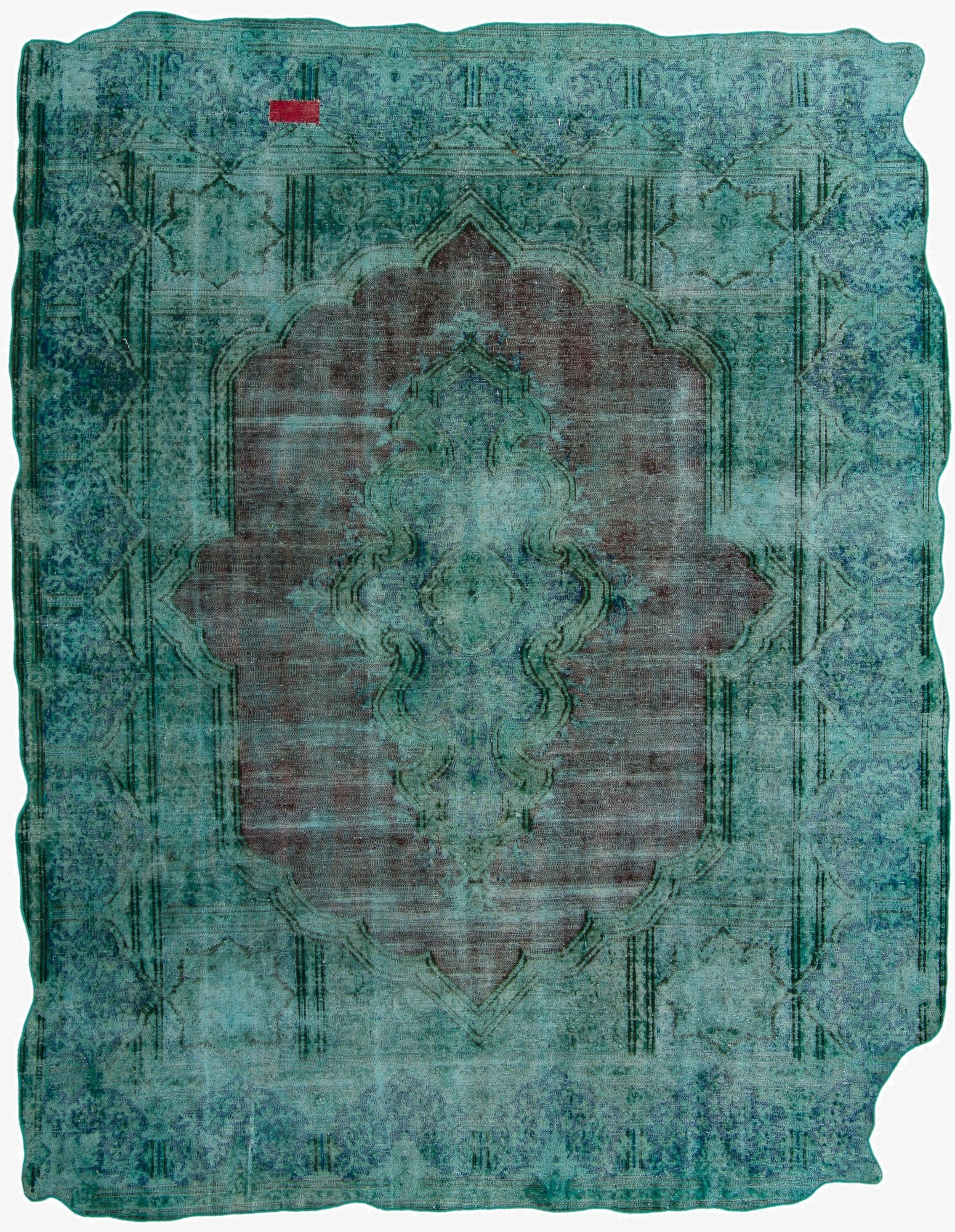  9' 9 x 12' 6  Hand Knotted Ultra Vintage Persian Wool Rug