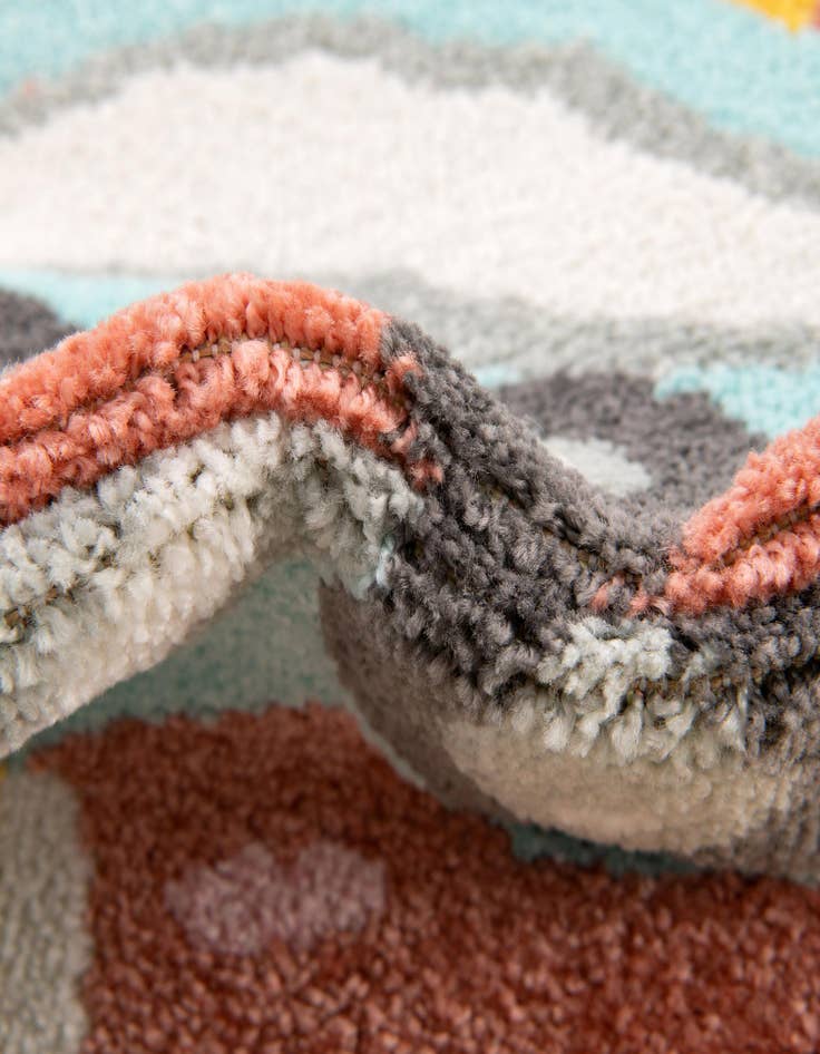 Detail image of  7' 10 x 10' Construction Whimsy Kids Rug