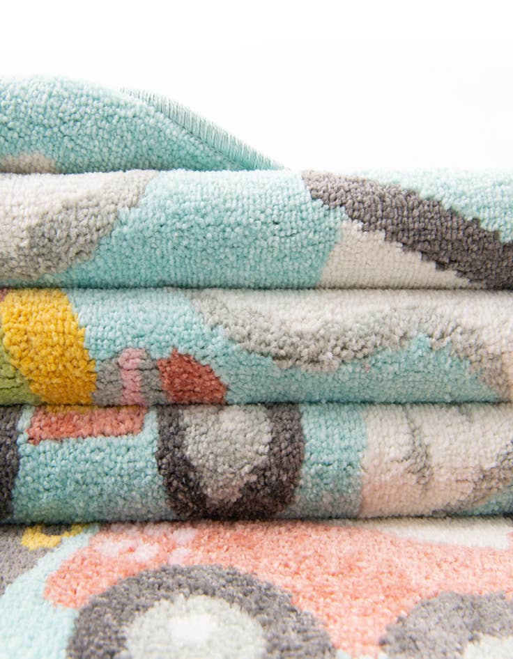 Detail image of  7' 10 x 10' Construction Whimsy Kids Rug