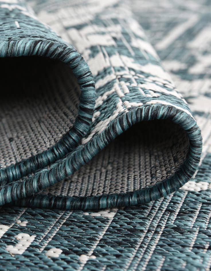 Detail image of  10' 8 x 10' 8  Washable Jill Zarin Dubai Indoor / Outdoor Round Rug