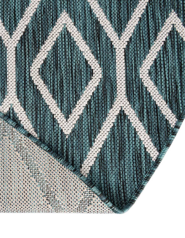 Detail image of  6' 7 x 6' 7  Washable Jill Zarin Turks and Caicos Indoor / Outdoor Round Rug