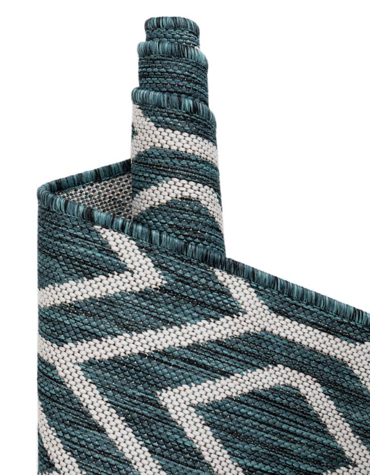 Detail image of  6' 7 x 6' 7  Washable Jill Zarin Turks and Caicos Indoor / Outdoor Round Rug