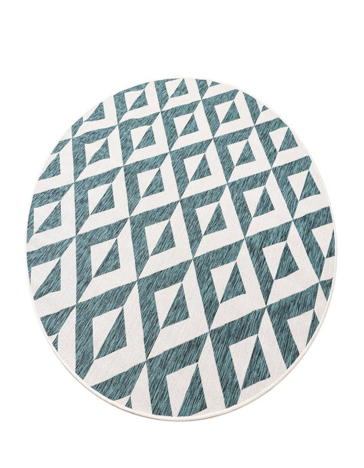 Detail image of  6' 7 x 6' 7  Washable Jill Zarin Napa Indoor / Outdoor Round Rug