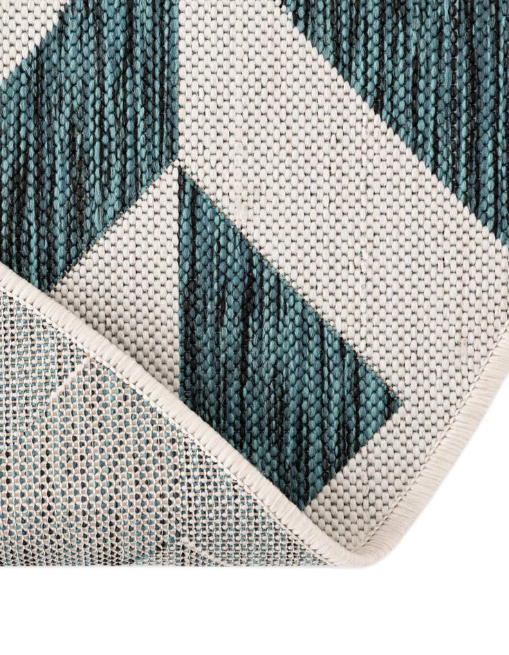 Detail image of  6' 7 x 6' 7  Washable Jill Zarin Napa Indoor / Outdoor Round Rug