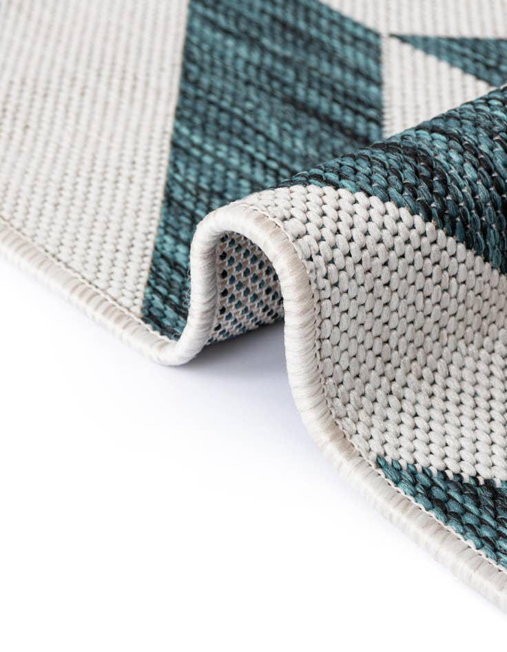 Detail image of  6' 7 x 6' 7  Washable Jill Zarin Napa Indoor / Outdoor Round Rug