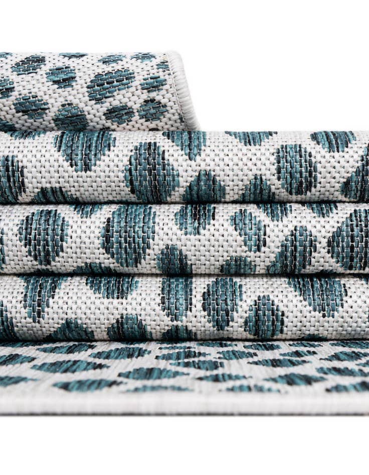 Detail image of  10' 8 x 10' 8  Washable Jill Zarin Cape Town Indoor / Outdoor Round Rug