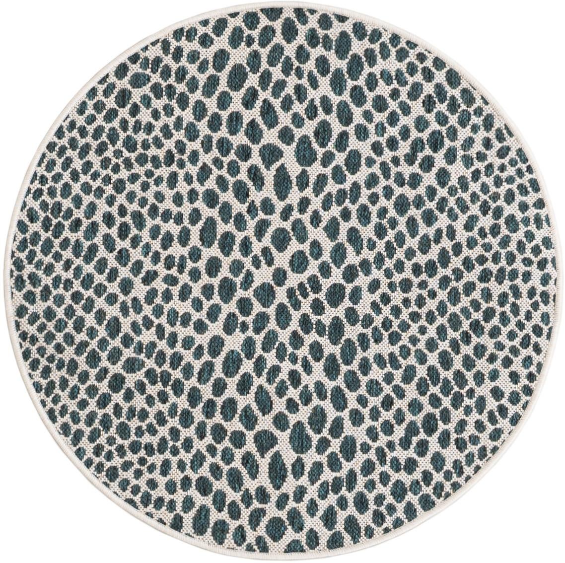  3' x 3'  Washable Jill Zarin Indoor / Outdoor Round Rug