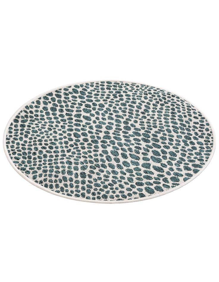 Detail image of  3' x 3'  Washable Jill Zarin Indoor / Outdoor Round Rug