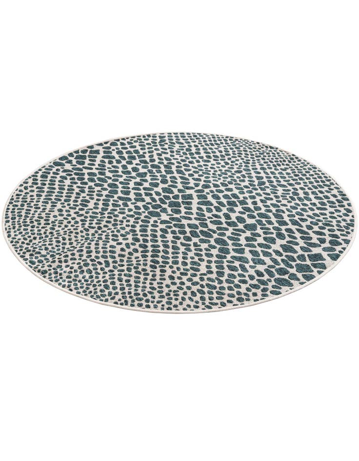 Detail image of  5' 3 x 5' 3  Washable Jill Zarin Indoor / Outdoor Round Rug